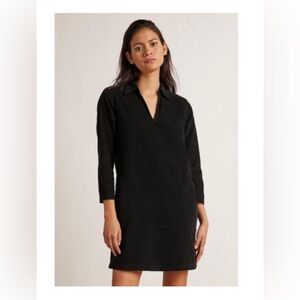 Anthropologie Velvet by Graham & Spencer black corduroy dress in a size Small